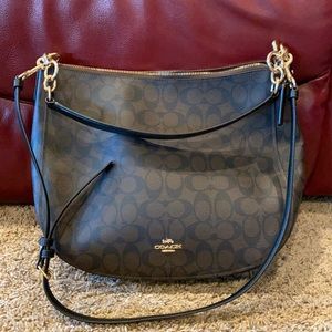 Coach signature crossbody hobo bag. Never used!